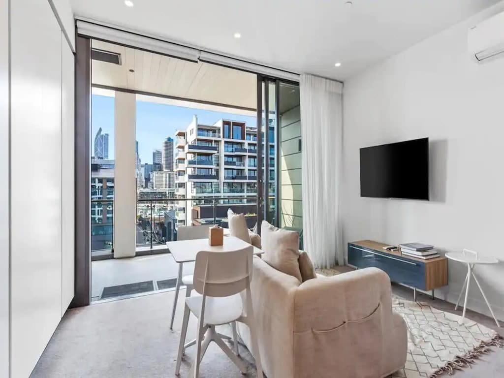 Modern One Bedroom Apartment In Wynyard Quarter Auckland Exteriér fotografie