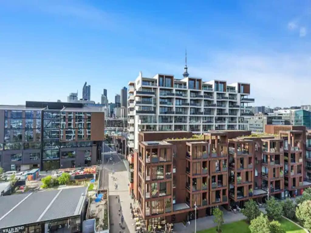 Modern One Bedroom Apartment In Wynyard Quarter Auckland Exteriér fotografie